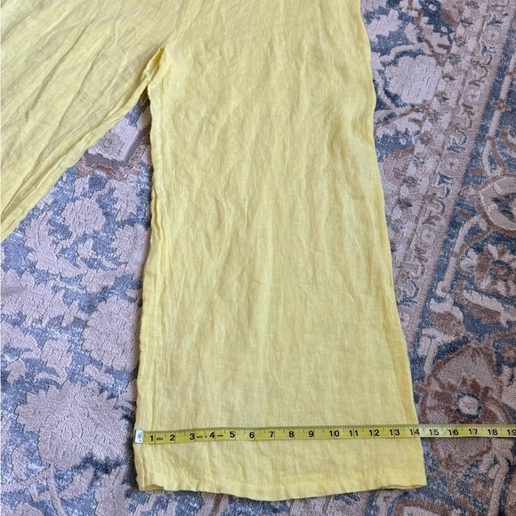 NWT Super cool jumpsuit/romper lemon yellow color Spanish brand size M - Picture 7 of 8